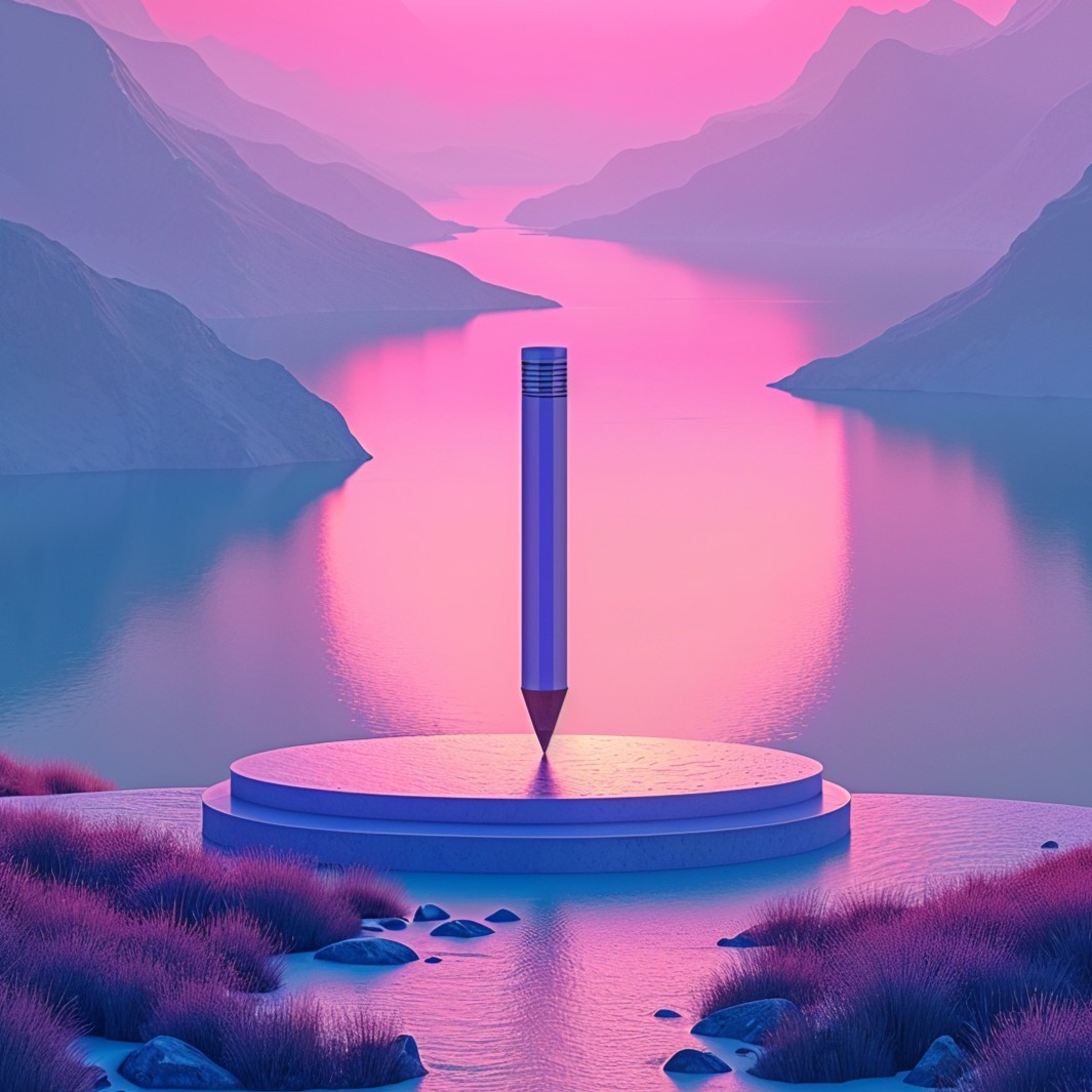 Freepik minimal afternoon scene of on mountain top with bi 46453